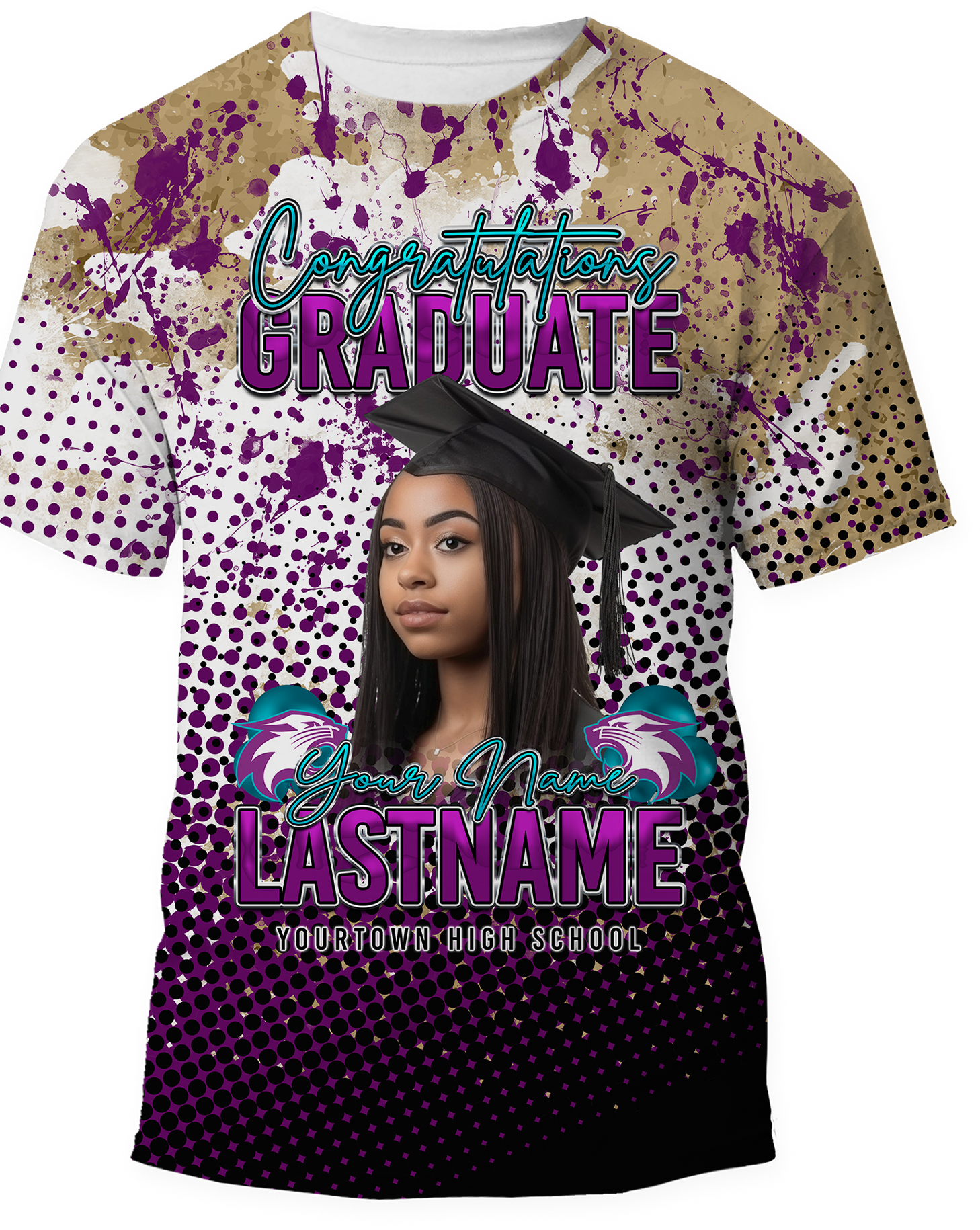 All-Over Premium Digital Print T-Shirt